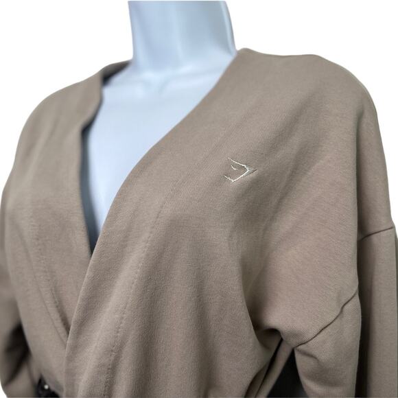 Gymshark x Whitney Simmons Oversized Cardigan Beige/S - Picture 3 of 8